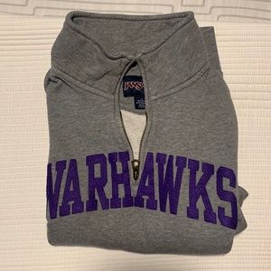 Jansport UW-Whitewater quarter zip sweatshirt